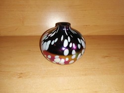Retro gömb üveg váza 7,5 cm (0-1)