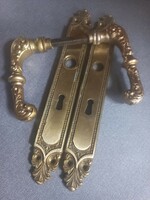 Decorative copper handle with cylinder