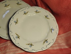 Zsolnay sütis porcelán tányér pótlásra