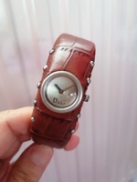 Original d&g women's leather wristwatch