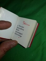 1972.Méth Sándor -50 éves a Szovjet Szocialista Köztársaságok Szövetsége (minikönyv) a képek szerint