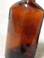 Egy ritka kőbányai Dreher likőrös üveg a múltból