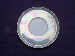 Souvenir bowl with iridescent glaze, gilding d= 11.7 cm. Beautiful, flawless condition