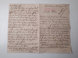 The Andaházy family archive no.500: Private letter, 12 September 1880.