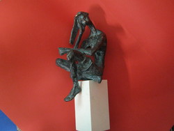 Szőke János bronzszobor