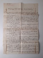 The Andaházy family archive no.119: Private letter 1854.Dec.14.