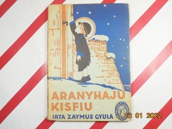 Zaymus Gyula : Aranyhajú kisfiú, antik könyv, Palladis Kiadása