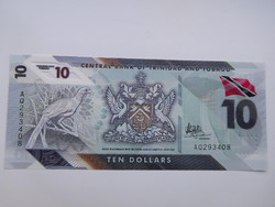 Trinidad & Tobago 10 dollár 2020 UNC Polymer