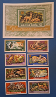 World Hunting Exhibition stamp block and line a/8/17