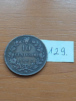 Italian 10 centesimi 1867 