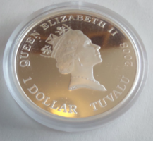 109T. From HUF 1 999‰ silver 1 ounce (31.39G) Elizabeth II - merry christmas 1 dollar 2008 tuvalu