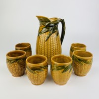 Ceramic corn wine set