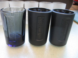 Retro Jägermeister  fekete üveg poharak 3 db Bökling