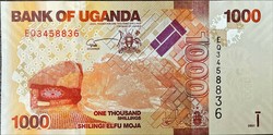 1000 Ugandai Shilling (UNC)