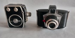 2 db bakelit vintage fényképezőgép kamera Alkudható