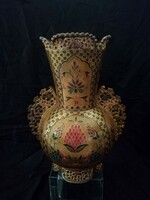 Zsolnay faience museum decorative vase