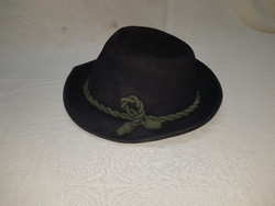 Old hat, forester with hat string.