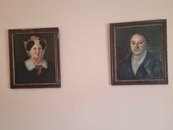 Monarchy 2 paintings from 1827 by Pál Malzner !!!