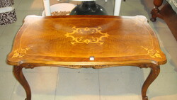 Immaculate inlaid Viennese baroque smoking table.