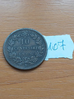 Italian 10 centesimi 1866 
