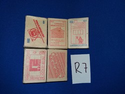 Retro háztartási papírdobozos gyufák címke gyűjtőknek egyben a képek szerint R 7