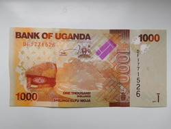 Uganda 1000 shilings 2017 UNC