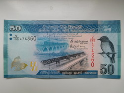 Sri lanka  50 rupees 2016 UNC