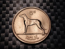 Írország 6 Penny, 1966 RITKA!