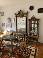 Rococo living room set, gilded by hand