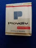 Valaha Magyarországon volt kapható KGST PLOVDIV BULGÁR cigaretta bontatlan a képek szerint 1