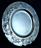Wonderful antique silver tray, hanau, ca. 1890!!!