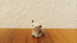 Retro Hollóhàzi magyar porcelán! Mini macska