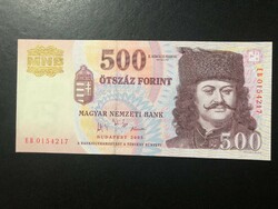 500 forint 2003. "EB"!!  UNC!!  RITKA!!
