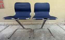 Svéd design vintage króm szék párban Alkudható!