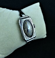 Rare, antique, art deco, 14k white gold, elgin women's watch, 1928!!!