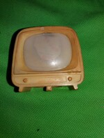 Retro tobacconist picture viewer plastic small TV television set rare according to the pictures