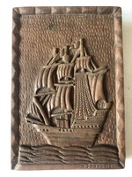 A wooden image