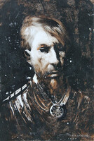 Károly Szegvár: Renaissance man with necklace