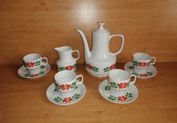 Hollóházi porcelain coffee set for 4 people (po-4)