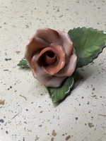 Herend porcelain rose.