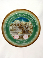 Zsolnay 1977 limited commemorative plate, wall plate