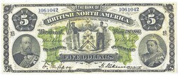 Canada $5 1886 replica