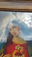 Virgin Mary impression painting attic treasure cheap