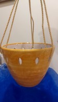 Industrial ceramic hanging basket