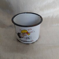 Retro enamel mug