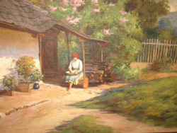 Guaranteed original Tibor Sontágh / 1873-1930 / painting