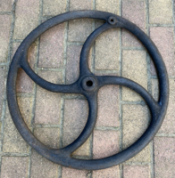 Cast iron well wheel, grinding wheel (56 cm, 10 kg)