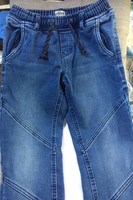 Dark blue stretch jeans for 140 cm tall girls (8-9 years old), brand alive