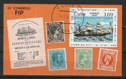 Kuba 1456  Mi  blokk 82    4,20 Euró  110 x 65 mm