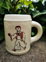 Rare granite jug, mug